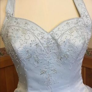 Gown by Angelina layered tulle, beaded jeweled bodice  prom Quinceanera wedding